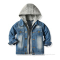 Denim Jacket With Hoodie Boy's New Denim Jacket Supplier